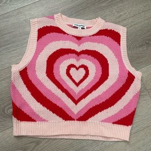 Heart Sweater Vest